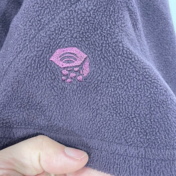 Mountain Hardwear Jacket Womens Medium Fleece Full Zip Outdoor Layer Gorpcore - Picture 3 of 7